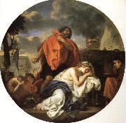 LE BRUN, Charles Jephthah's Sacrifice Germany oil painting artist